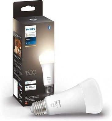 Philips Hue White E27 LED Lampe (1.600 lm), dimmbares LED Leuchtmittel