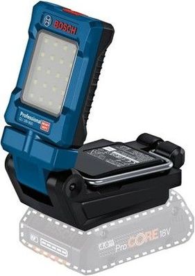 Bosch Professional 18V System Akku Leuchte GLI 18V-800 (mit 800 Lumen, 20 LEDs)