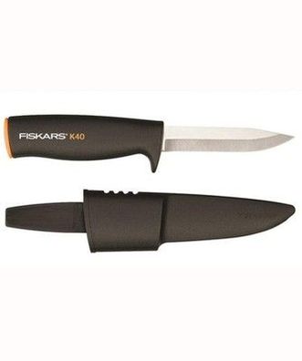 Fiskars Universalmesser, Inklusive Köcher zum sicheren Verstauen, Länge: 22,5cm