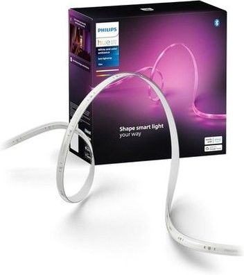 Philips Hue Indoor 10m Smart LED Solo lightstrip Basis-Set, 1er-Pack, Steuerung