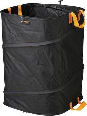 Fiskars PopUp-Gartensack + Griffen, Platzsparend faltbar, Fassungsvermögen 175 L