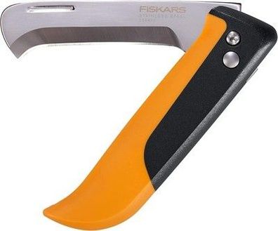 Fiskars Klappbares Obst- und Gemüsemesser, Zur Ernte, Gesamtlänge: 17,8 cm