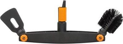 Fiskars Dachrinnenreiniger mit einstellbarer Bürste & Schaber, 7 x 34 x 26cm