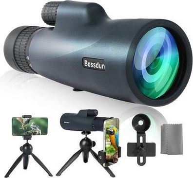 10-30x50 Zoom-Monokular-Teleskop mit Stativ Tragetasche Wildtiere Camping BAK4
