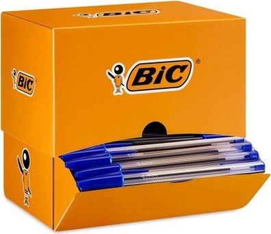 BIC Kugelschreiber Set Cristal Original, in Blau, Strichstärke 0,4mm, 150er Pack
