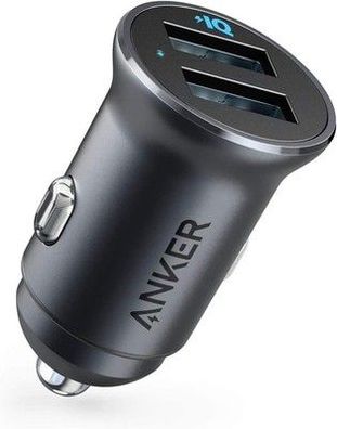 Anker 24W Auto Charger Ladegerät, Mini Autoladegerät, 4.8A Duales USB LED-Licht
