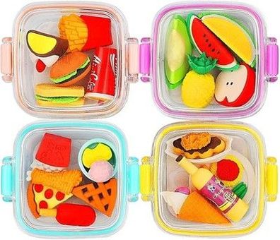 Halobios Schöne Radiergummi, 4-Boxen von Kunststoff Bleistift Radiergummi
