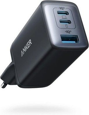 Anker USB C Ladegerät (Nano II 65W) Pod 3-Port Schnellladegerät, USB-C Netzteil
