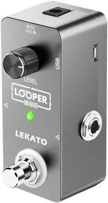 Looper-Pedal, LEKATO Gitarren-Looper-Effekt-Pedal Loop-Pedal Unlimited Overdubs