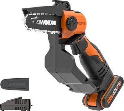 WORX WG324E Akku-Einhand-Astsäge 20V Set 12cm Schwertlänge (+ Akku & Ladegerät)