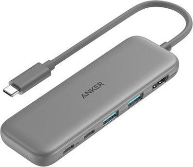 Anker USB C Hub, 332 USB-C Hub (5-in-1) mit 4K HDMI Display, 5Gbps, USB-A Ports