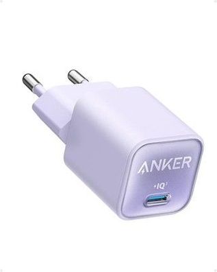 Anker USB C GaN Ladegerät 30W, 511 Ladegerät (Nano 3), PIQ 3.0 PPS, ohne Kabel