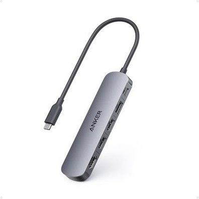 Anker USB C Hub (5-in-1), 4K@30Hz HDMI mit 100W Max. Power Delivery, USB-C