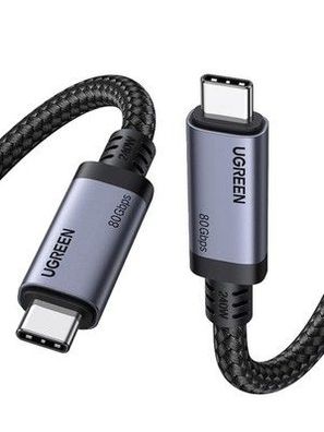 UGREEN USB4 Kabel, 80 Gbps USB C Datenkabel, 240W USB C Ladekabel, 1 Meter