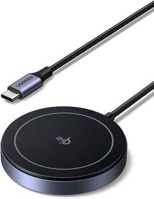 UGREEN MagFlow Qi2 15W kabelloses Ladepad, kabelloses Ladegerät mit 1,5M Kabel