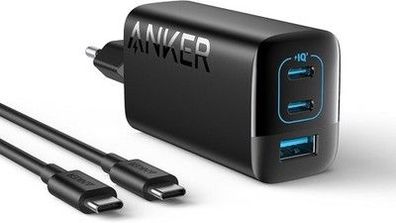 Anker USB C Ladegerät 67W, Anker 335 Netzteil mit PIQ 3.0, 3-Port, schwarz