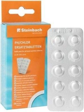 Steinbach 079010 Ersatztabletten für pH-Wert und freies Chlor, 60 Stück