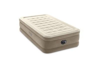 Intex Twin Ultra Plush Luftbett mit Fiber-Tech RP, 99 x 191 x 46 cm, inkl. Pumpe