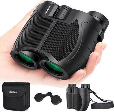 Kylietech Kompakt Fernglas 12x25, Leichtes Ferngläser für Erwachsene und Kinder