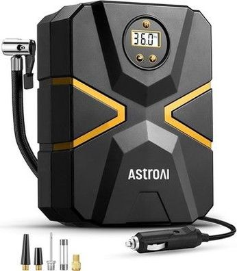 AstroAI Luft-Kompressor Auto Autoreifen Pumpe Luftpumpe 10,3 bar 12V DC