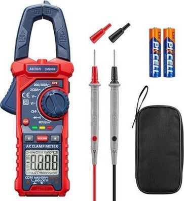 AstroAI Stromzange, Digital Clamp Meter 2000 Counts Auto Range Strommessgerät
