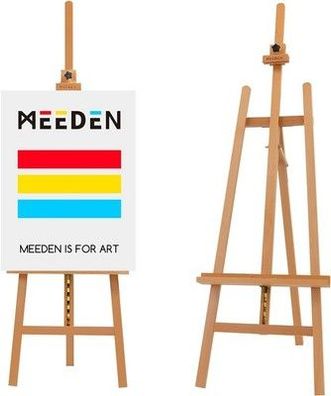 MEEDEN Large Basic Studio Staffelei, Buche Holz Künstler Staffelei, bis 127cm