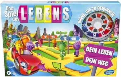 Hasbro Das Spiel des Lebens, Brettspiel für die ganze Familie für 2 – 4 Spieler