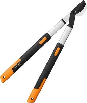 Fiskars SmartFit Bypass-Teleskop-Astschere für frisches Holz, Garten Werkzeug