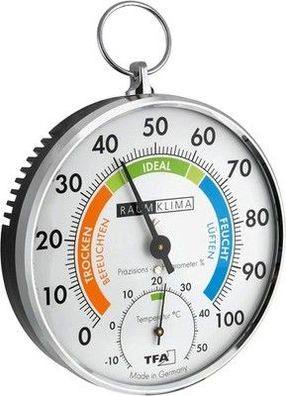 TFA Dostmann Thermo-Hygrometer, 45.2027, mehrfarbig, L 102 x B 35 x H 113 mm