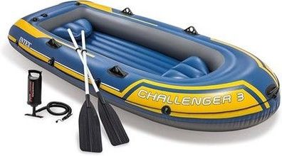 Intex aufblas Boot 3 Set Schlauchboot - 295 x 137 x 43 cm - 3-tlg. - Blau