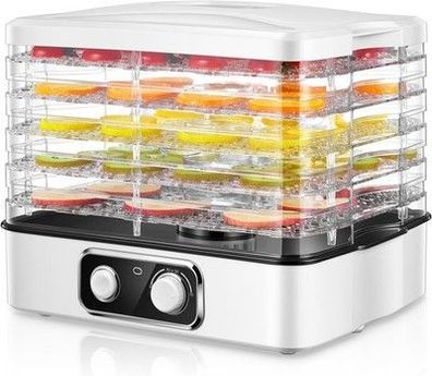 FOHERE Dörrautomat, Dörrautomaten(35-70°C) Temperatur Einstellbar, Dörrgerät