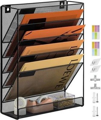Zeitschriftenhalter Wand Zeitschriften Wandhalter Dokumentenhalter A4 Hängeregal