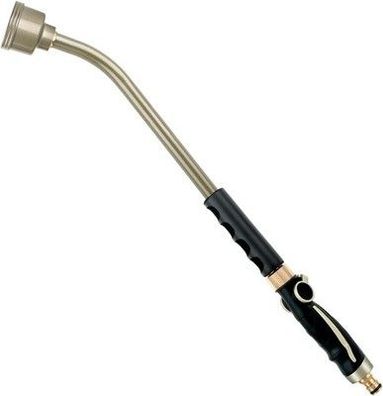 RESTMO Langer Gießstab, 61cm lange Gartenbrause, Sanfte Vollbrause, Schwarz