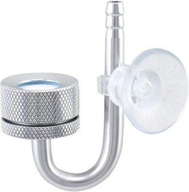 QWORK Aquarium Zerstäuber, CO2 Diffusor, Mit Saugnäpfen und U-Pipe, Zubehör
