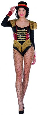 PxP 13565 - Zirkusdirektorin Body Gr. 32 - 40 Pailletten