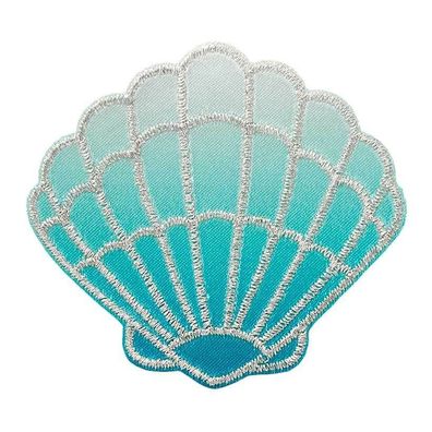 Mono Quick 1205x Muscheln Bügelbilder, Pink, Lila, Türkis, Blau - Meer