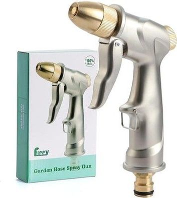 Fippy Garten Handbrause Metall Garten Spritzpistole Wasser Hochdruck Brause