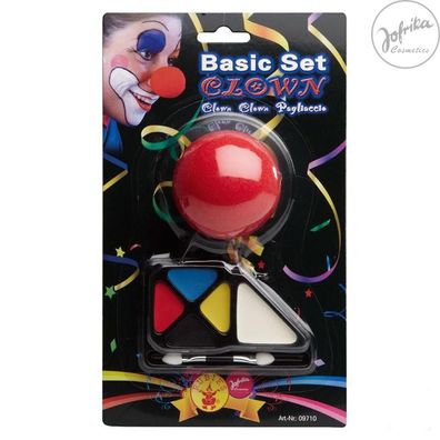 Jofrika Cosmetics * 709710 - Schminke * Basic Set Clown * Schminke Karneval