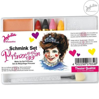 Jofrika Cosmetics * 707834 - Schminkset Prinzessin * Schminke Karneval *