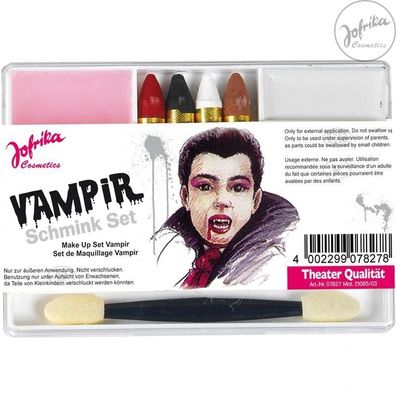 Jofrika Cosmetics * 707827 - Schminkset Vampir * Schminke Karneval *