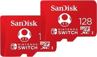 SanDisk 2x microSDXC UHS-I Speicherkarte für Nintendo Switch 128 GB, 100 MB/s