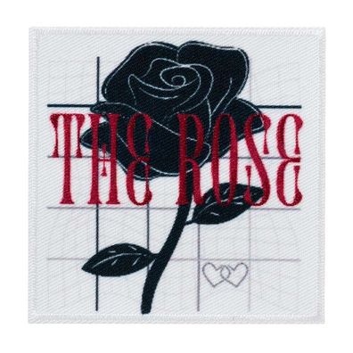 Mono-Quick 16316 The Rose Applikation, Bügelbild, Patch, Aufbügler, ca.8,1 x 8,1
