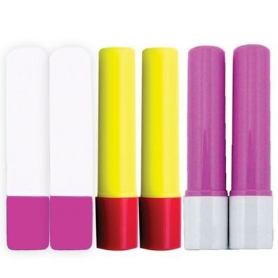 Sewline FAB50062 Refill Bonus Pack für den Klebestift, 6 Ersatz Patronen Gelb Bl