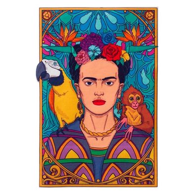 Mono-Quick 24011 Frida Kahlo© Jungle Applikation, Bügelbild, Patch, Aufnäher