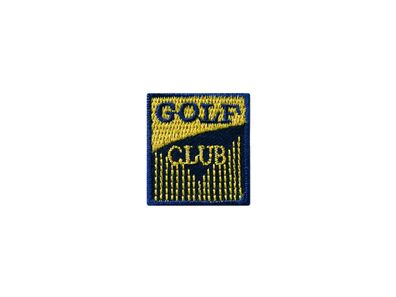 Mono-Quick 02051 Golf Club Applikation, Bügelbild, Patch, Aufnäher, Emblem