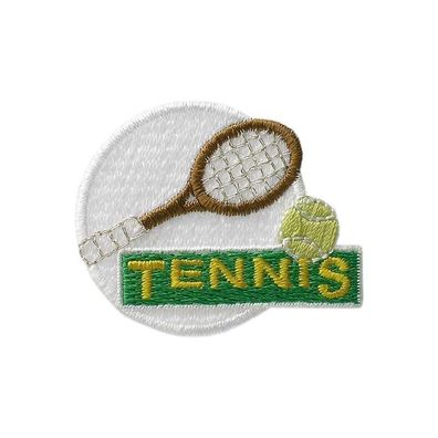 Mono-Quick 04478 Tennis Emblem Applikation, Bügelbild, Patch, Aufnäher