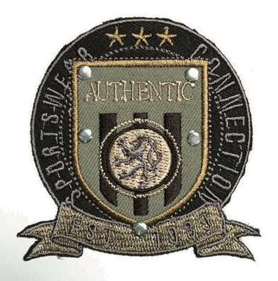 Mono-Quick 10294 Wappen Est. 1889 Applikation, Bügelbild, Patch, Aufnäher