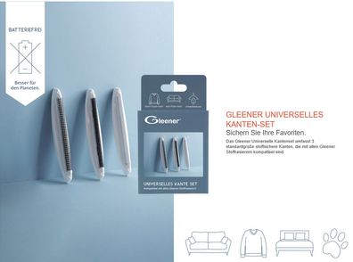 Gleener, Fusselentferner mit Flusenbürste mit ergonomischer Griff, Stoffrasierer