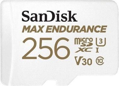SanDisk MAX Endurance microSDXC Speicherkarte mit Adapter 256 GB (100 MB/s, V30)