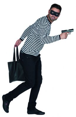 PxP 14370 - Ringelshirt langarm garngefärbt schwarz-weiß gestreift geringelt Rin